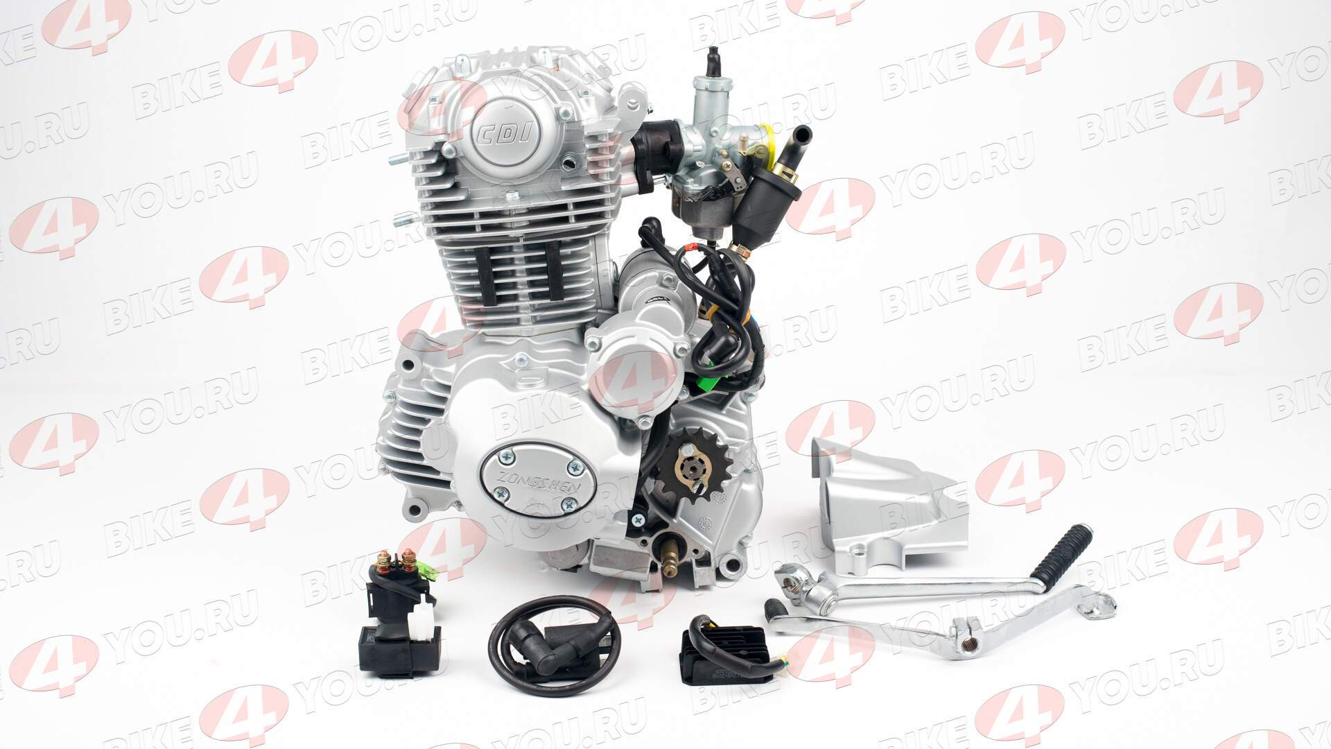 Двигатель 250см3 165FMM CBB250 (65,5x66,2) грм цепь, балансир, 5ск